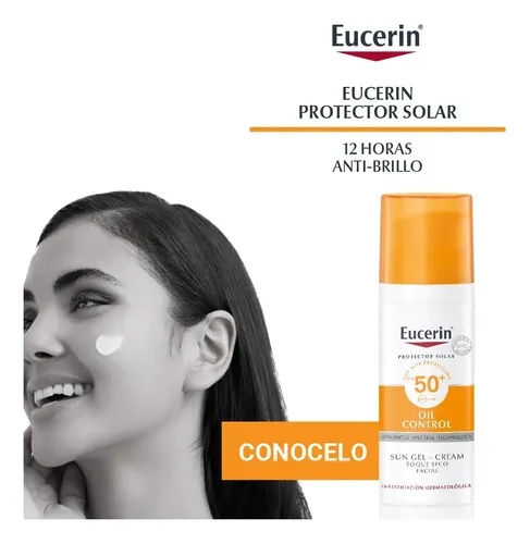 Eucerin Sun Oil Control Protector Solar Facial Toque Seco Fp