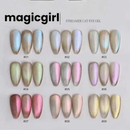 Esmalte Semipermanente Uv Led Cat Eye Streamer Magic Girl