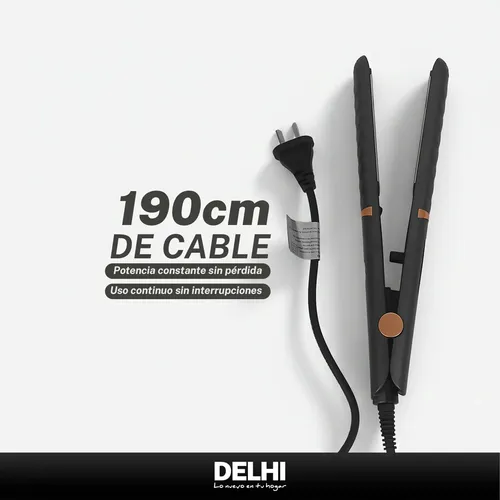 Planchita De Pelo 4 Niveles Cerámica Delhi 35w Pantalla Led