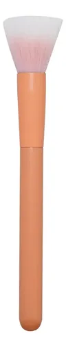 Brocha Recta Para Base Maquillaje Profesional Jessamy P8006 Naranja