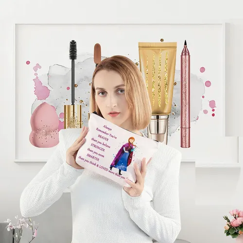 Bolsa De Maquillaje Cosmética Levlo Princess Anna You Are Br