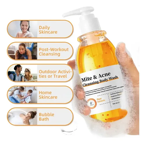 M/h Gel Corporal Limpiador Antiacné Y Ácaros 250ml Control