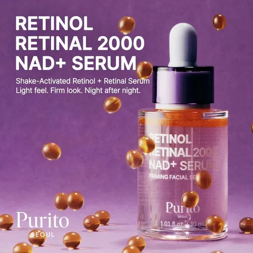 Purito Serum Facial Retinol+retinal 2000 Nad+ Firming Facial Mixta Día/noche