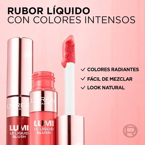 Rubor Líquido Lumi Tono 630 True Rose 10ml L’oréal Paris