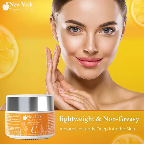 Crema Facial Aclarante New York Hidratante Manchas Piel Acné Sensible Noche