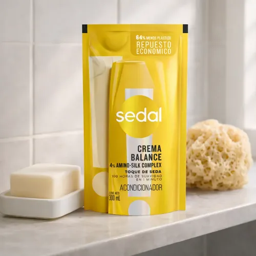 Acondicionador Sedal Crema Balance 300ml Repuesto Doypack
