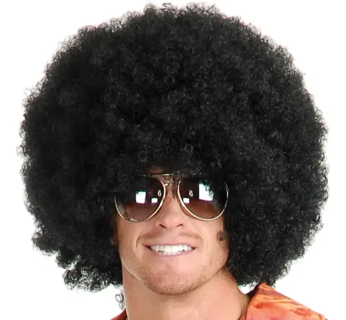 Peluca Afro Cotillon Premium Negro