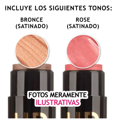 Stick Hd Contorno Barra De Contorno Bronce Y Rose Katalia