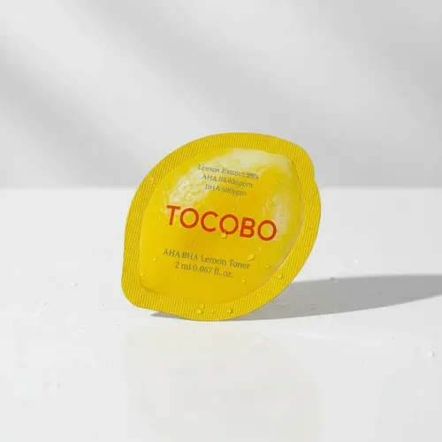 Tocobo Sachet Aha Bha Limon Tónico Iluminador – 5 Unidades Todo Tipo De Piel Noche
