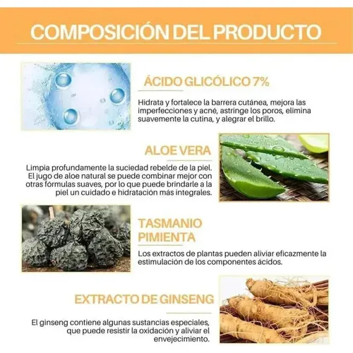 -tónico Exfoliante Original Con Ácido Glicólico Al 7 240 Ml[