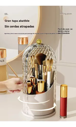 & Portaescobillas De Maquillaje Almacenamiento De .w