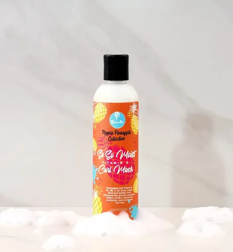 Mascarilla Curl Curls Poppin Pineapple So So Huit Con Vitami