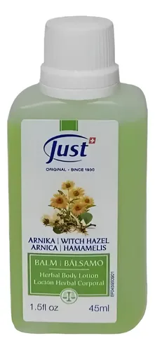 Balsamo De Arnica 45 Ml Loción Herbal Producto Just Original