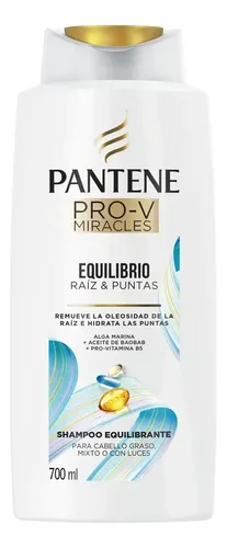 Shampoo Equilibrante Pantene Pro-V Miracles Equilibrio Raíz & Puntas 700 ml