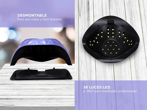 Cabina Para Uñas Gadnic Temporizador Alta Potencia Uv Led