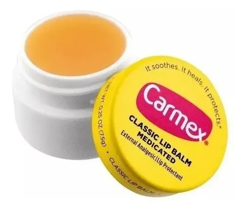 Bálsamo Labial Carmex Clásico de 7.5 g para Labios Hidratados y Protegidos