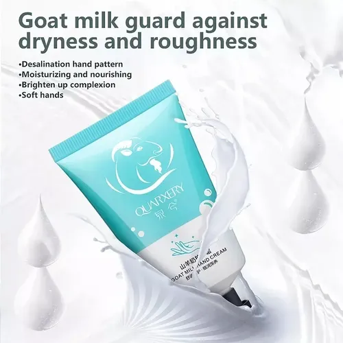 Crema Hidratante Manos Leche De Cabra Blanqueadora Premium