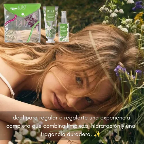 Kiki Locion Splash Set Corporal Bloomng Jasmin Sensual Gift