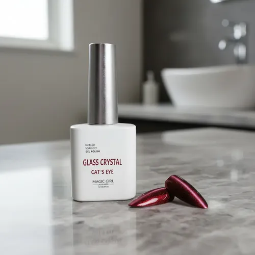 Esmalte Semipermanente Ojo De Gato Glass Crystal Magic Girl