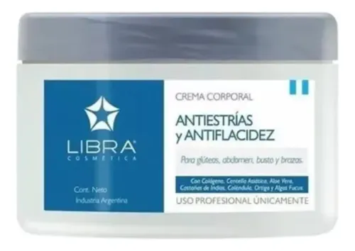 Crema Anti Estrías Y Flacidez Colágeno 250grs Libra