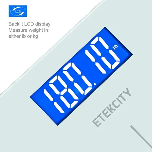 Báscula Eléctrica Digital De Baño Etekcity Para Peso Corpora