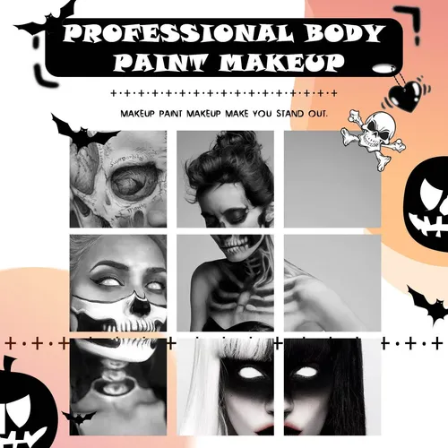 Set De Maquillaje De Plasma Con Cera Para Halloween, Accesor