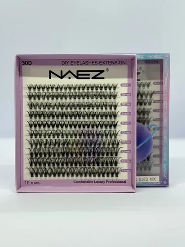 Pestañas Postizas Naez 30p 0.07d Mix Extension Diy Lashes