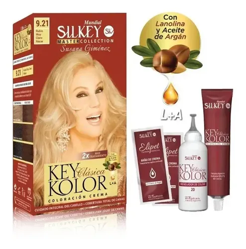 Tintura Silkey Mundial key kolor Key Kolor tono indicar tono por mensaje para cabello