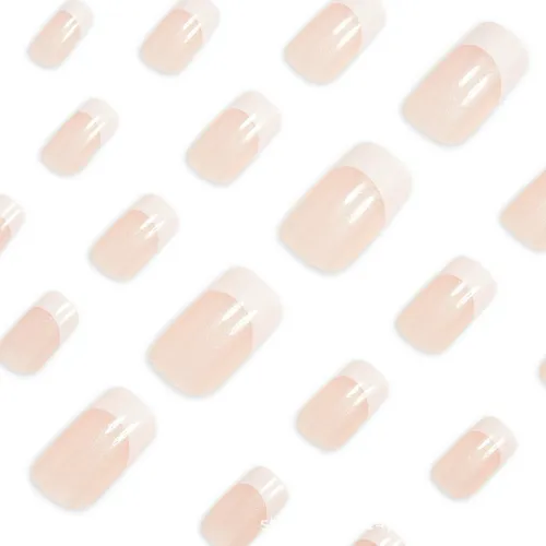 Uñas Falsas Degradadas En Francés