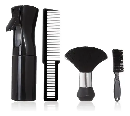 C Set De Herramientas De Peluquería De 4 Piezas, Negro A