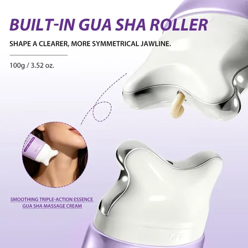 Crema Antirrugas Cuello Escote Papada Con Gua Sha Retinol