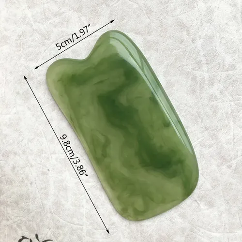 Tablero De Masaje Facial Gua Sha De Resina De Cera De Abejas