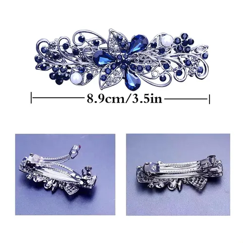 Broches Elegantes Para El Cabello Con Forma De Flor De Perla
