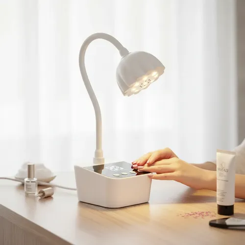 Cabina Lámpara Uñas Tipo Flor 6w Led Uv Soft Gel