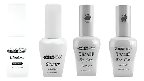 Kit Manicura Ultrabond Primer Base Coat Top Coat Cherimoya