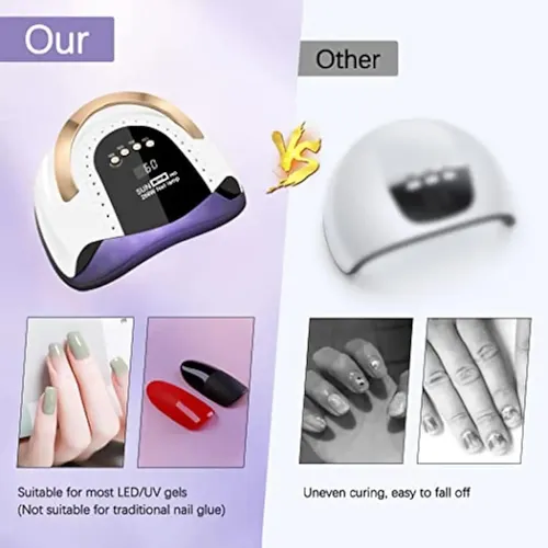 Lámpara De Uñas Led Uv De 268 W, Secadora De Uñas