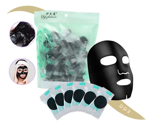 Mascarilla Comprimida Facial Pastilla Cápsula X10 Carbon