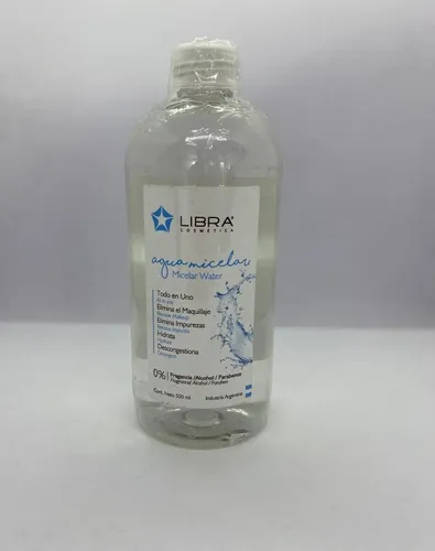 Agua Micelar Libra Cosmética X 500ml X 2 U