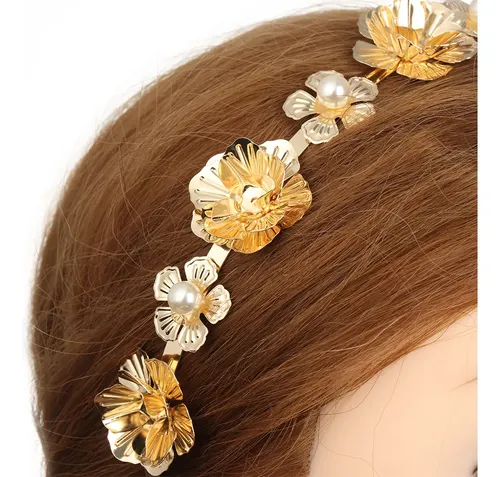 Diadema De Metal Con Forma De Hoja, Accesorio Para El Pelo,