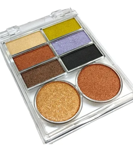 Paleta De Sombras Para Ojos Brillantes Glow Vibes De Skora