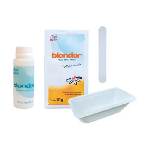 Kit Decolorante Blondor Wella Con Manzanilla
