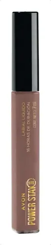 Avon Power Stay Labial Mate Líquido Indeleble 16h Color Non-stop Nude