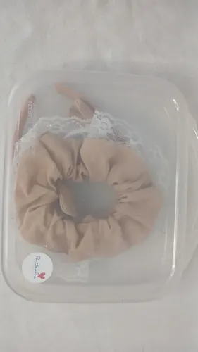 Box De Accesorios Para El Pelo Para Nenas Atemporales Moda Color Rosa Salmón Tusor