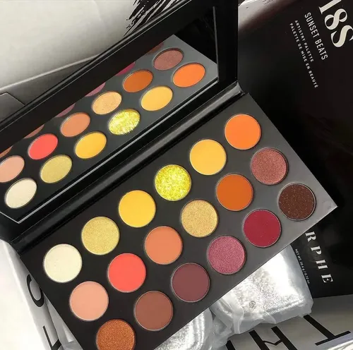 Morphe Paleta De Sombras 18s Sunset Beats Artistry 18 Tonos
