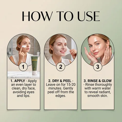 Mascarilla Facial Iluminadora Y Desgarradora De La Piel