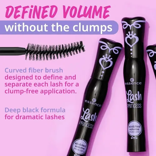Máscara De Pestañas Essence Lash Princess Sculpted Volume Color Negro