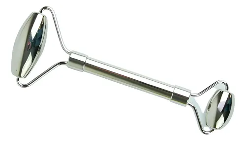Roller Acero Inoxidable Masajeador Facial Jade