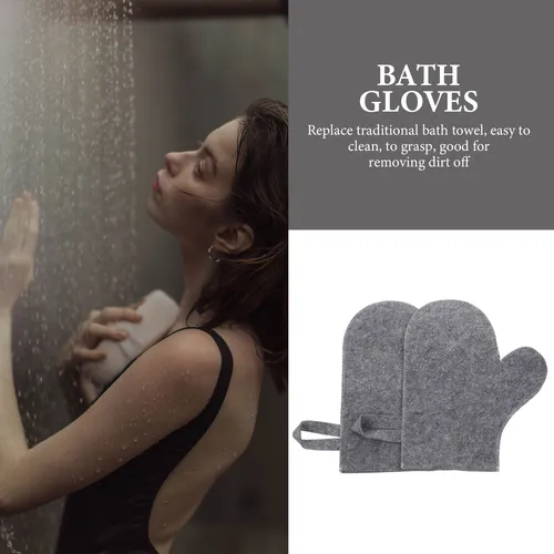 Guantes Exfoliantes Corporales, 2 Unidades, Guantes Para Spa