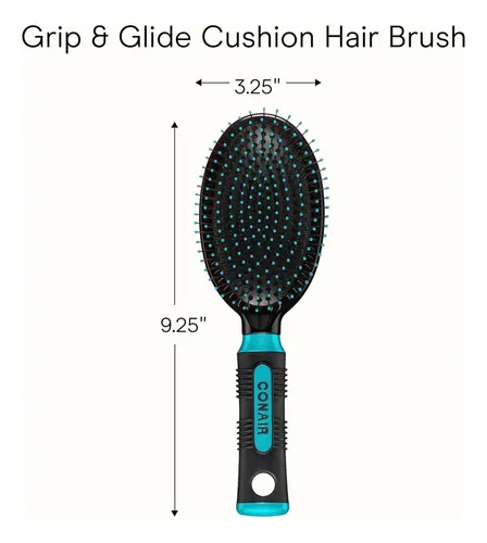 Cepillo De Pelo Conair Con Base Acolchada Flexible Para Todo