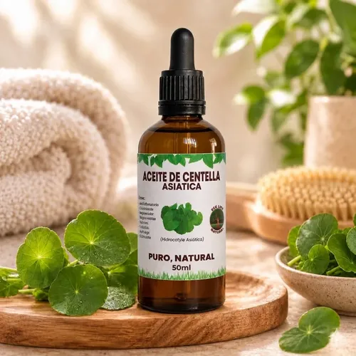 Aceite De Centella Asiática 50ml Natural Celulitis Y Varices